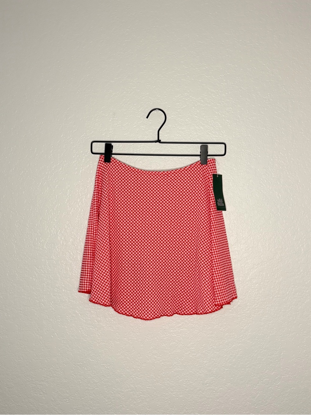 wild fable Red Gingham Circle Skirt